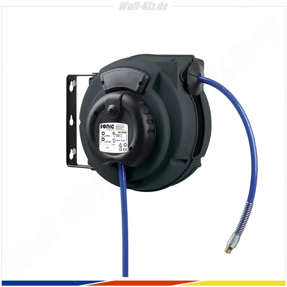 Sonic Schlauchaufroller mit PU-Schlauch 9m / 10bar